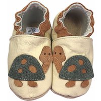 Krabbelschuhe Schildkröte beige