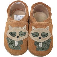 Krabbelschuhe Waschbär braun