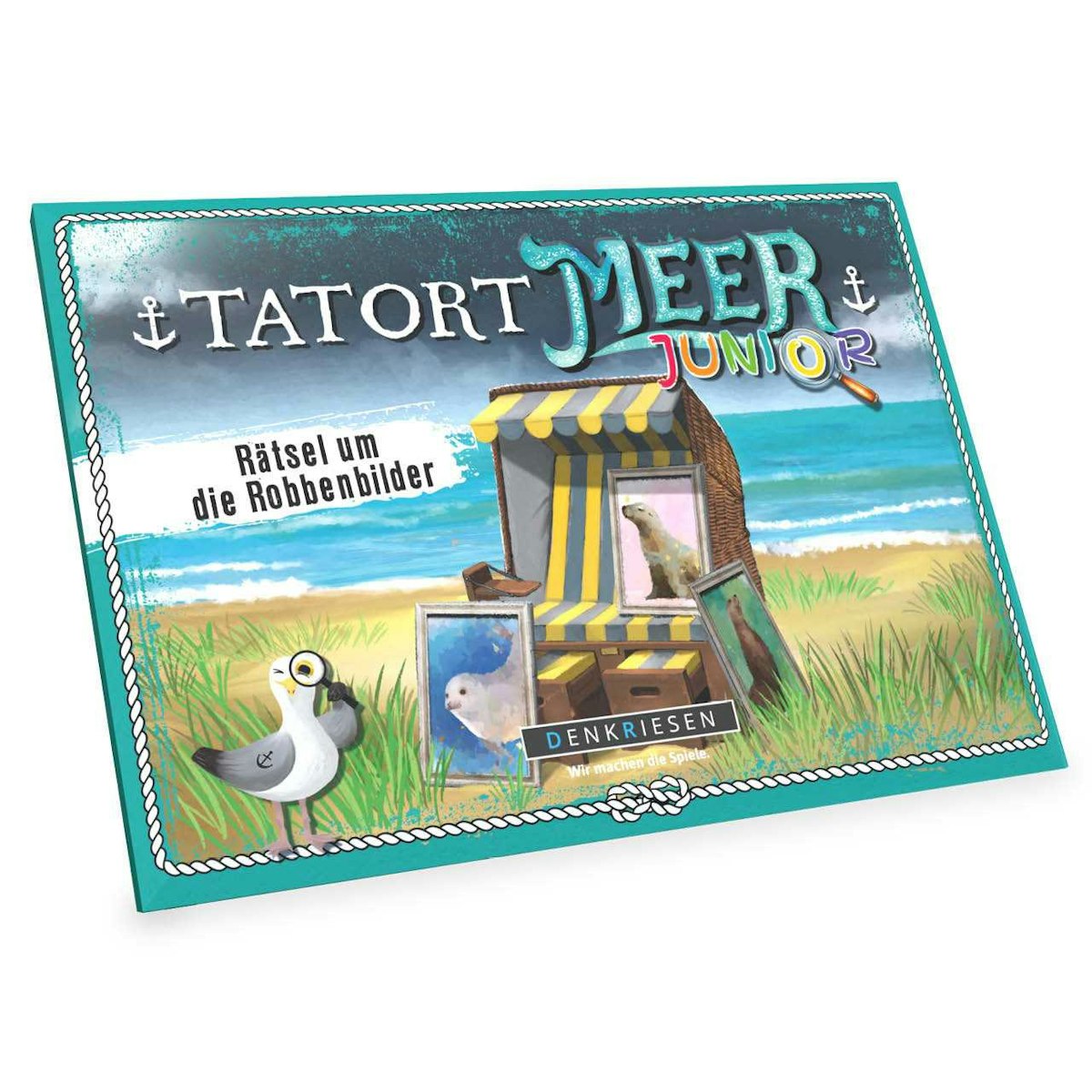 Krimispiel wiederverwendbar Tatort Meer Junior - Rätsel um die Robbenbilder Krimispiel wiederverwendbar Tatort Meer Junior - Rätsel um die Robbenbilder