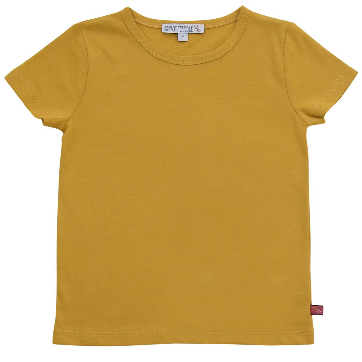 Kurzarm Shirt uni ocker 98 Kurzarm Shirt uni ocker 98