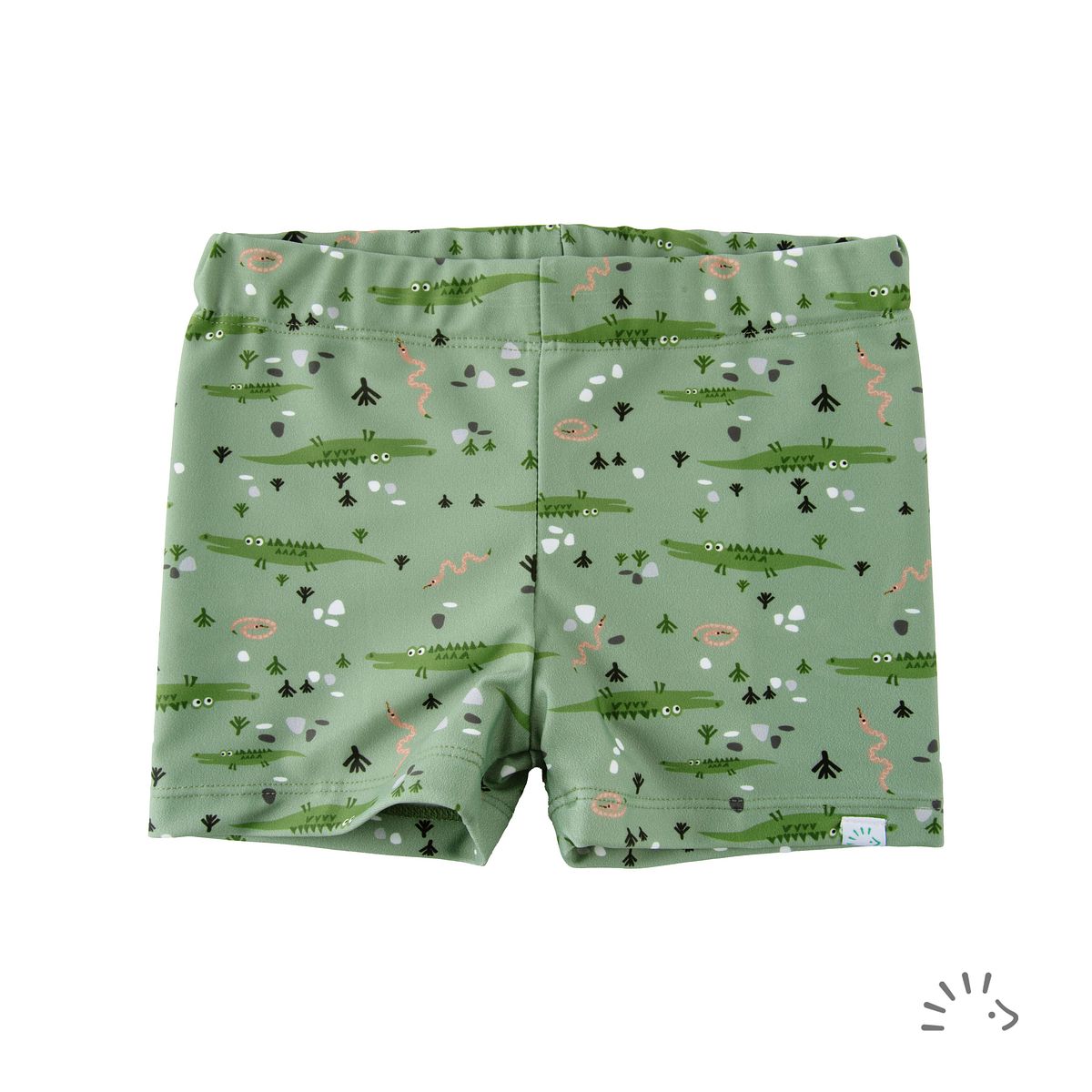 Kurze Badehose Krokodile grün 98/104 Kurze Badehose Krokodile grün 98/104