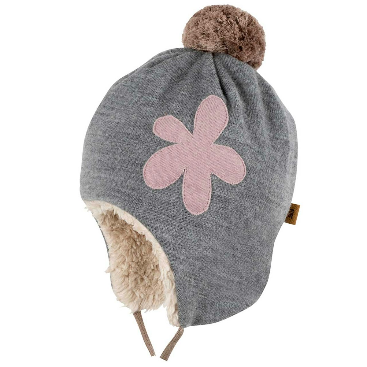 Kuschelige Plüsch Woll Mütze silbergrau 43/45 Kuschelige Plüsch Woll Mütze silbergrau 43/45