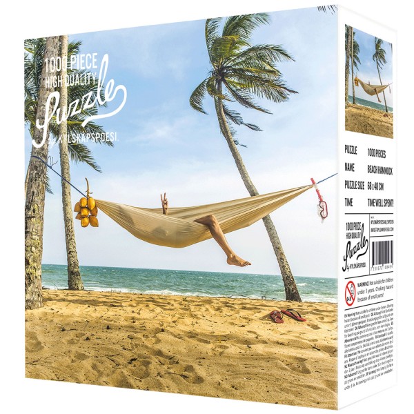 Kylskapspoesi - High Quality Puzzle "Beach Hammock" 1000 Teile Kylskapspoesi - High Quality Puzzle "Beach Hammock" 1000 Teile