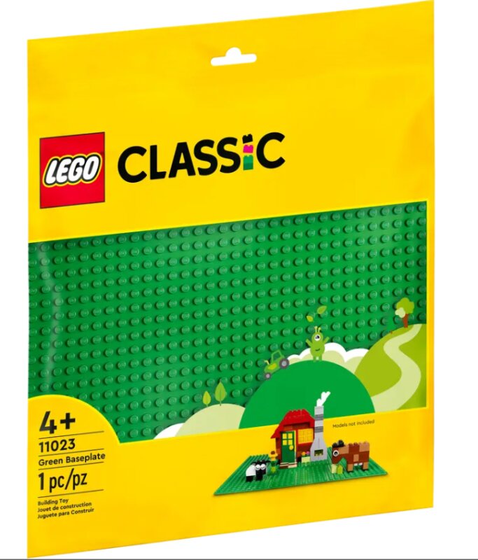 LEGO® Bauplatte Classic-Grün (Hellgrün) 11023