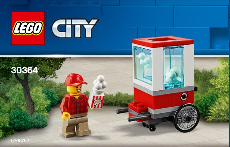 LEGO® Polybag City Popcorn-Wagen 30364