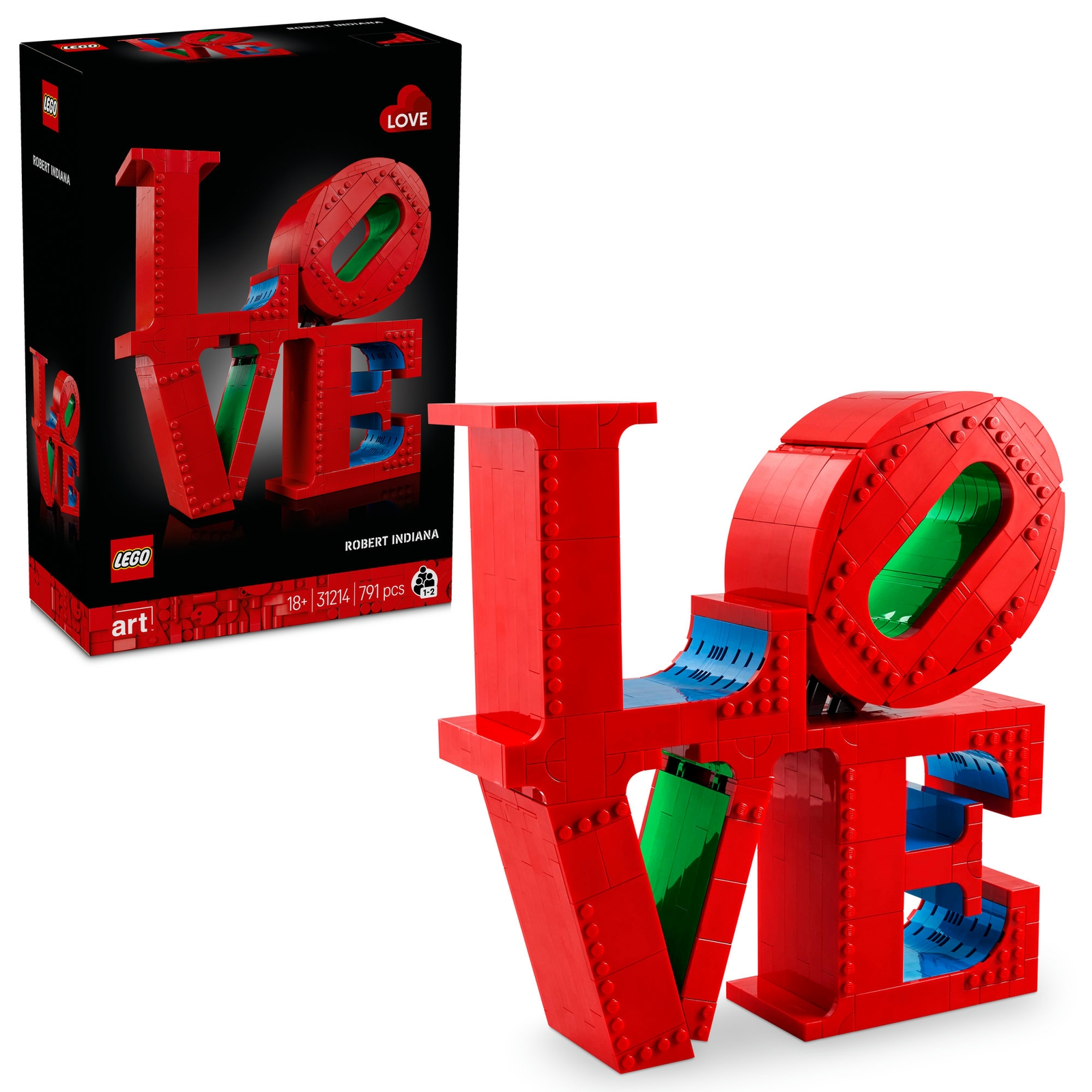 LEGO Art LOVE Home Decor Building Set for Adults 31214