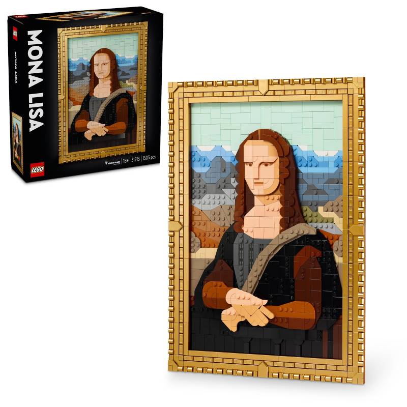 LEGO Art Mona Lisa Painting Building Set for Adults 31213