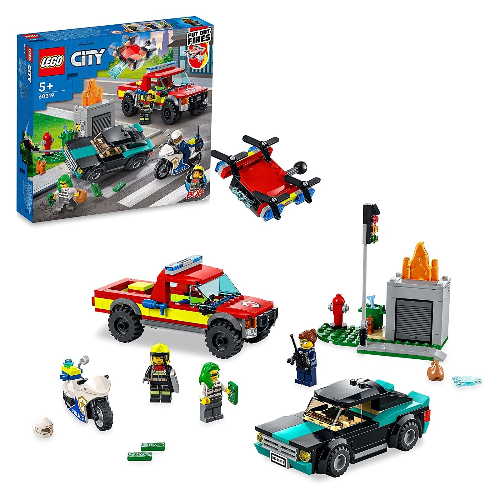 LEGO - City - 60319 Löscheinsatz und Verfolgungsjagd