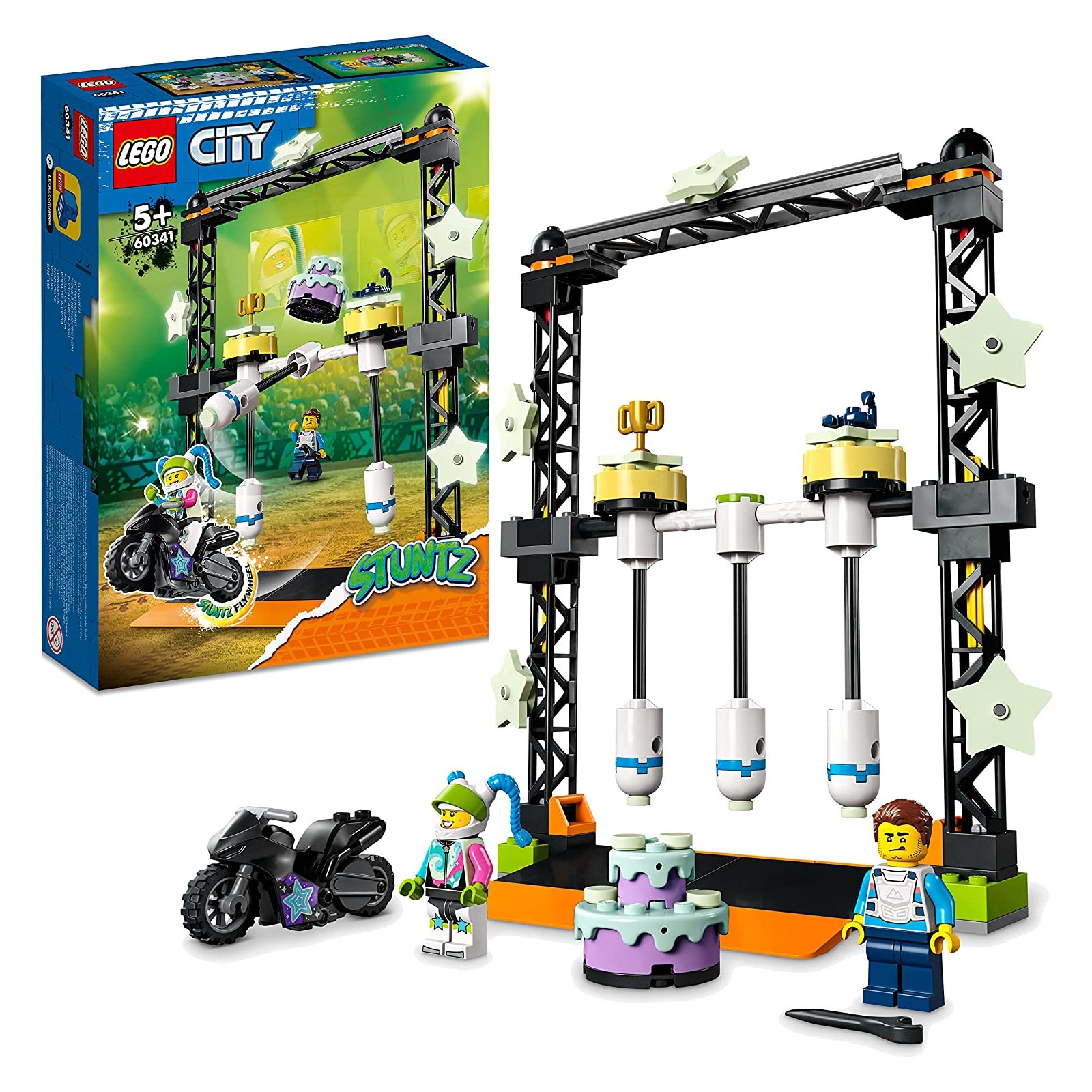 LEGO - City - 60341 Stuntz Umstoß-Stuntchallenge