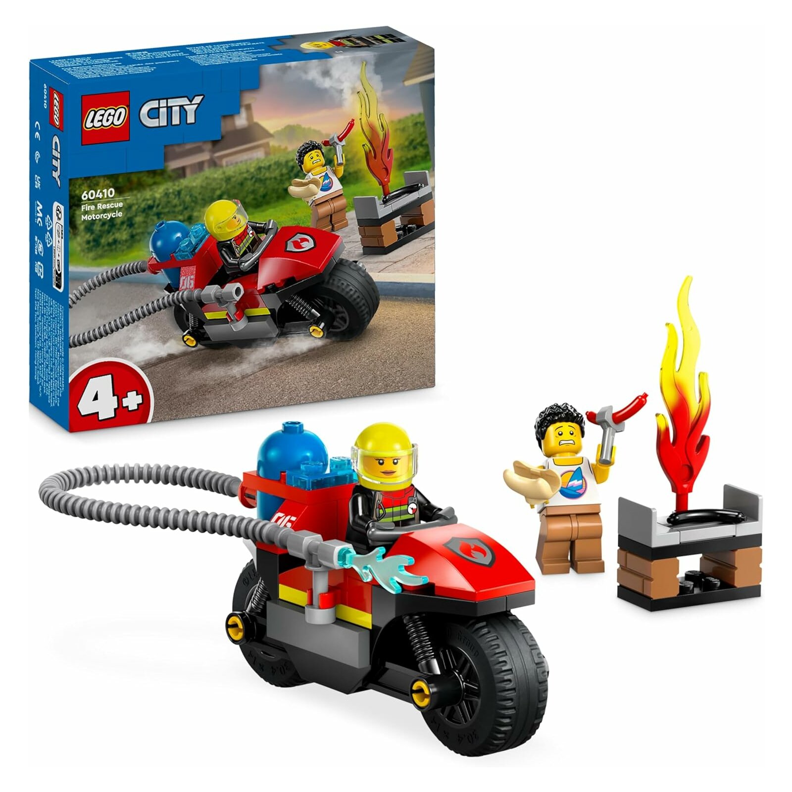 LEGO - City - 60410 Feuerwehrmotorrad