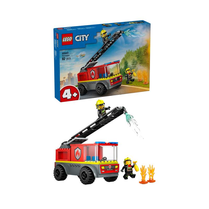 LEGO City Fire Engine with Ladder, Firefighter Toy 60463