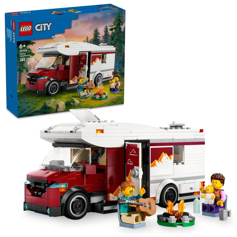 LEGO City Holiday Adventure Camper Van Toy Vehicle Set 60454