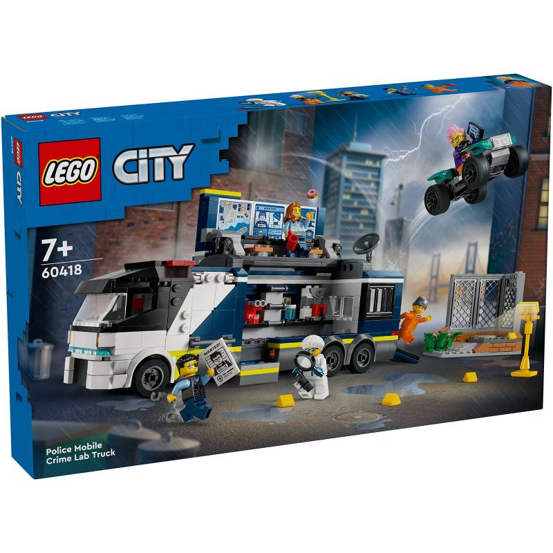 LEGO City Police Mobile Crime Lab Truck Toy 60418