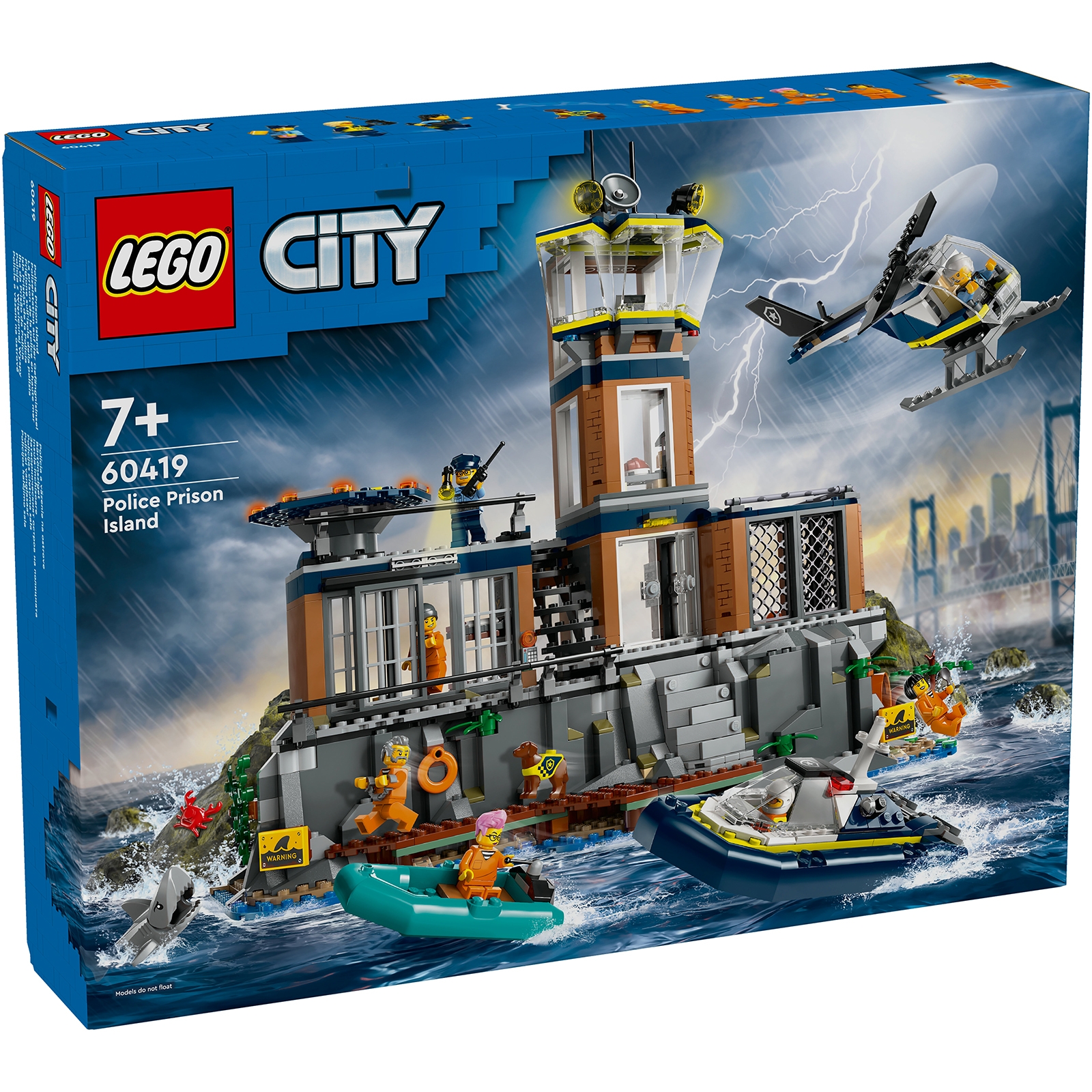 LEGO City Police Prison Island Building Toy 60419