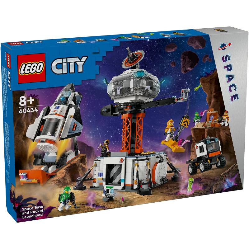 LEGO City Space Base and Rocket Launchpad Set 60434