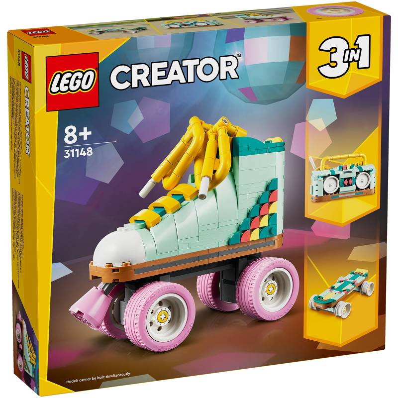 LEGO Creator 3in1 Retro Roller Skate Toy Set 31148