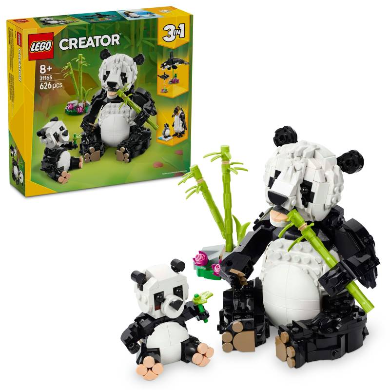 LEGO Creator 3in1 Wild Animals: Panda Family Toy Set 31165