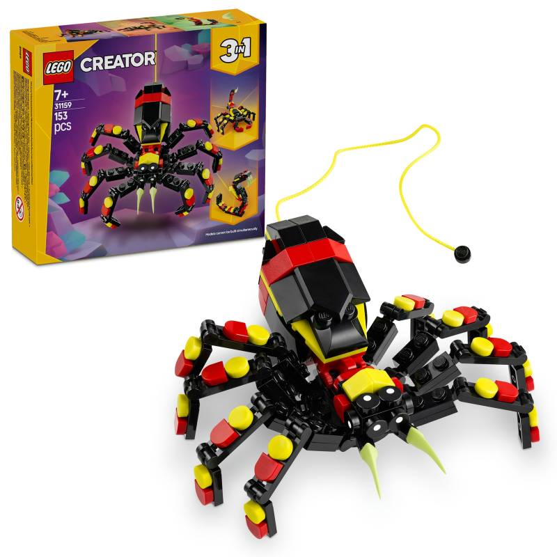 LEGO Creator 3in1 Wild Animals: Surprising Spider Toy 31159