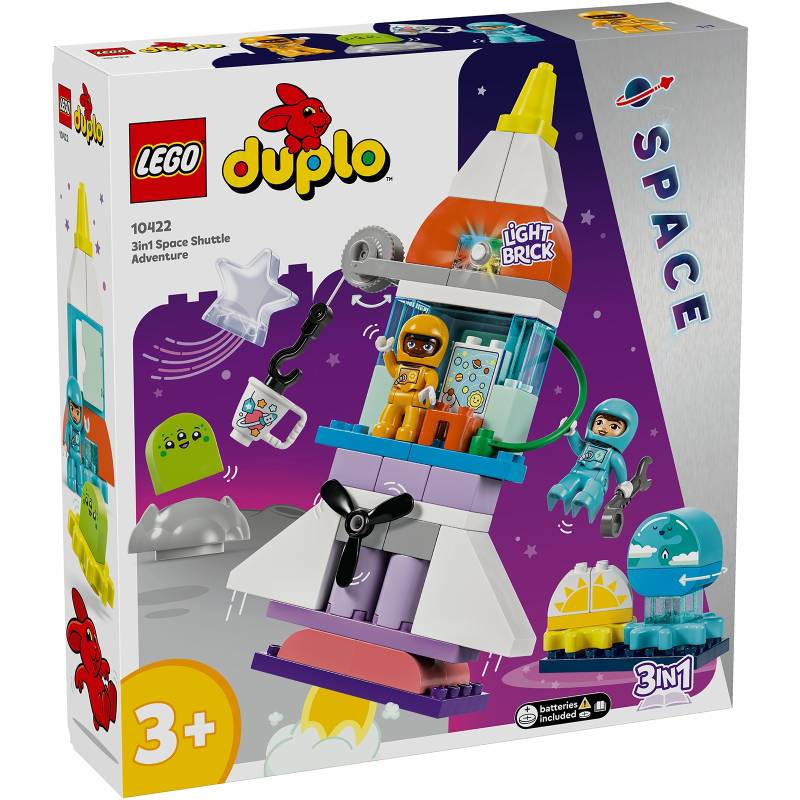 LEGO DUPLO 3in1 Space Shuttle Adventure Toy 10422