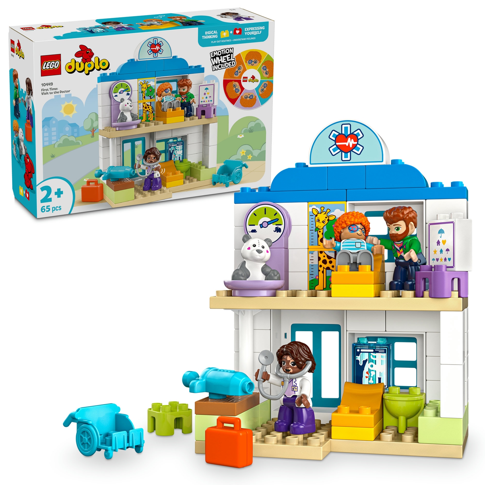 LEGO DUPLO First Time: Visit to the Doctor Toy Playset 10449