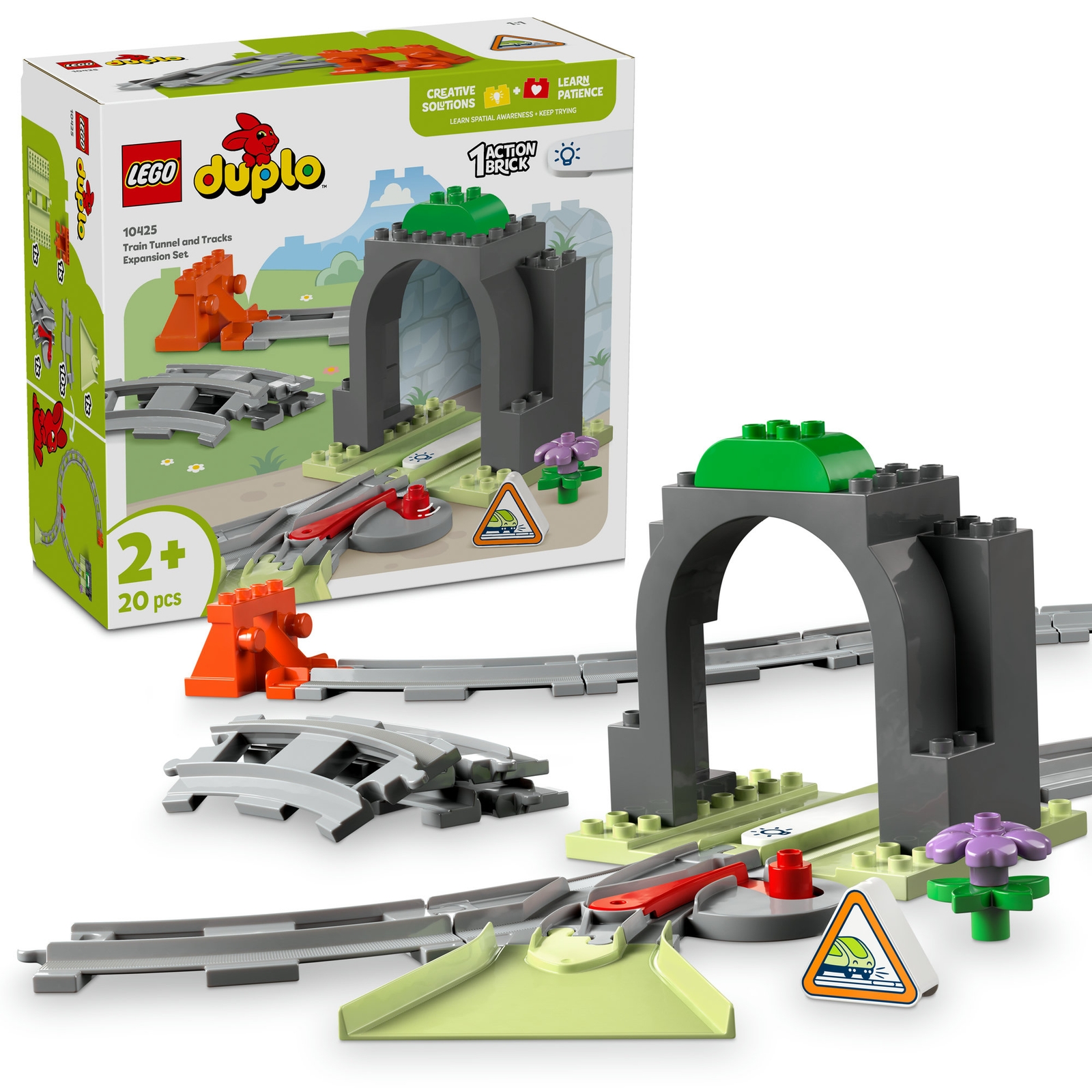 LEGO DUPLO Train Tunnel and Tracks Expansion Set Toy 10425