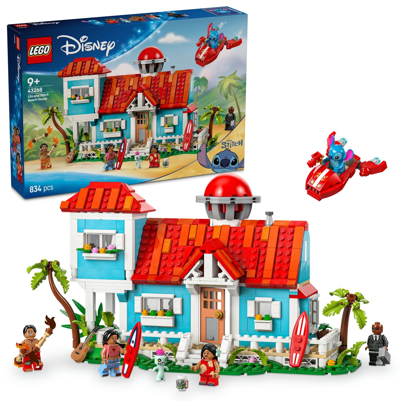 LEGO | Disney Lilo and Stitch Beach House Building Toy 43268 LEGO | Disney Lilo and Stitch Beach House Building Toy 43268