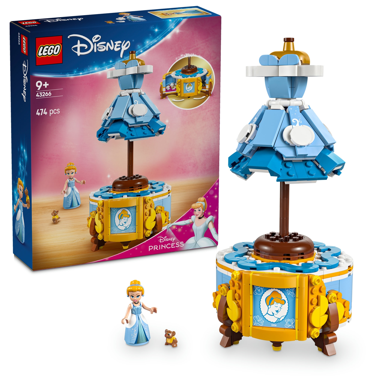 LEGO | Disney Princess Cinderella’s Dress Building Toy 43266