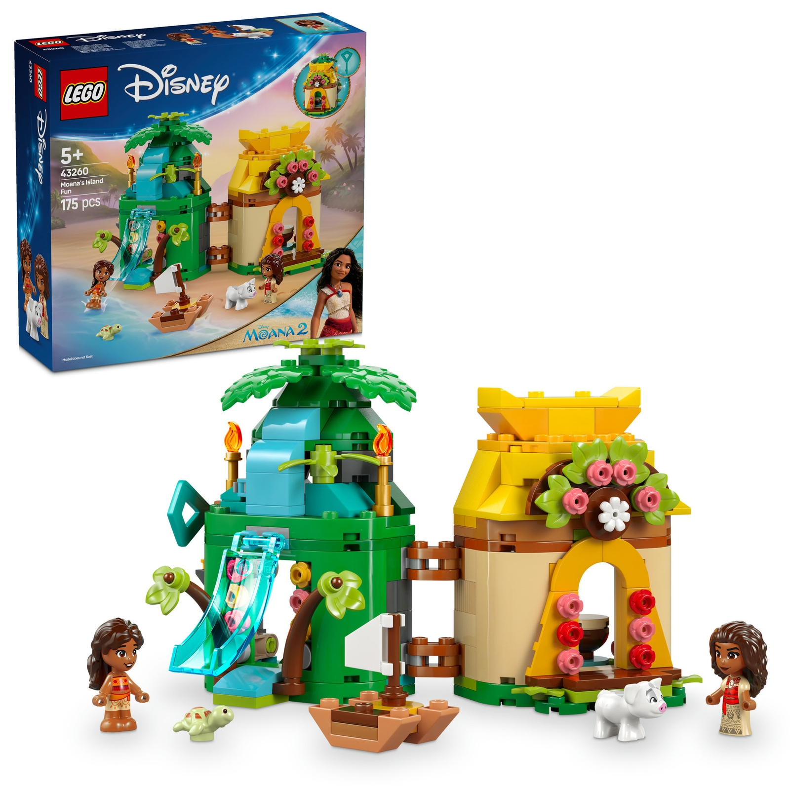 LEGO | Disney Princess Moana’s Island Fun Building Toy 43260