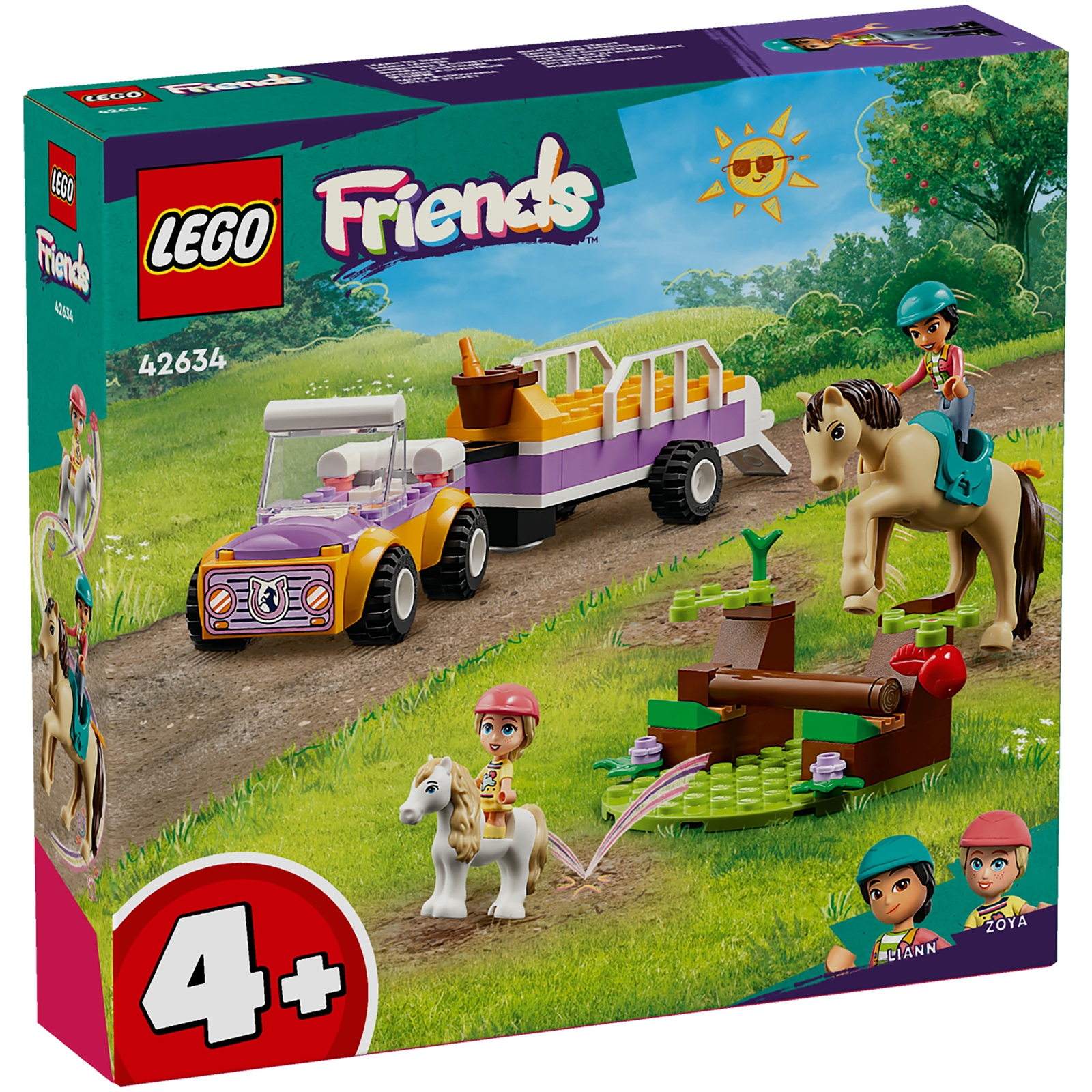 LEGO Friends Horse and Pony Trailer Toy 4+ Set 42634