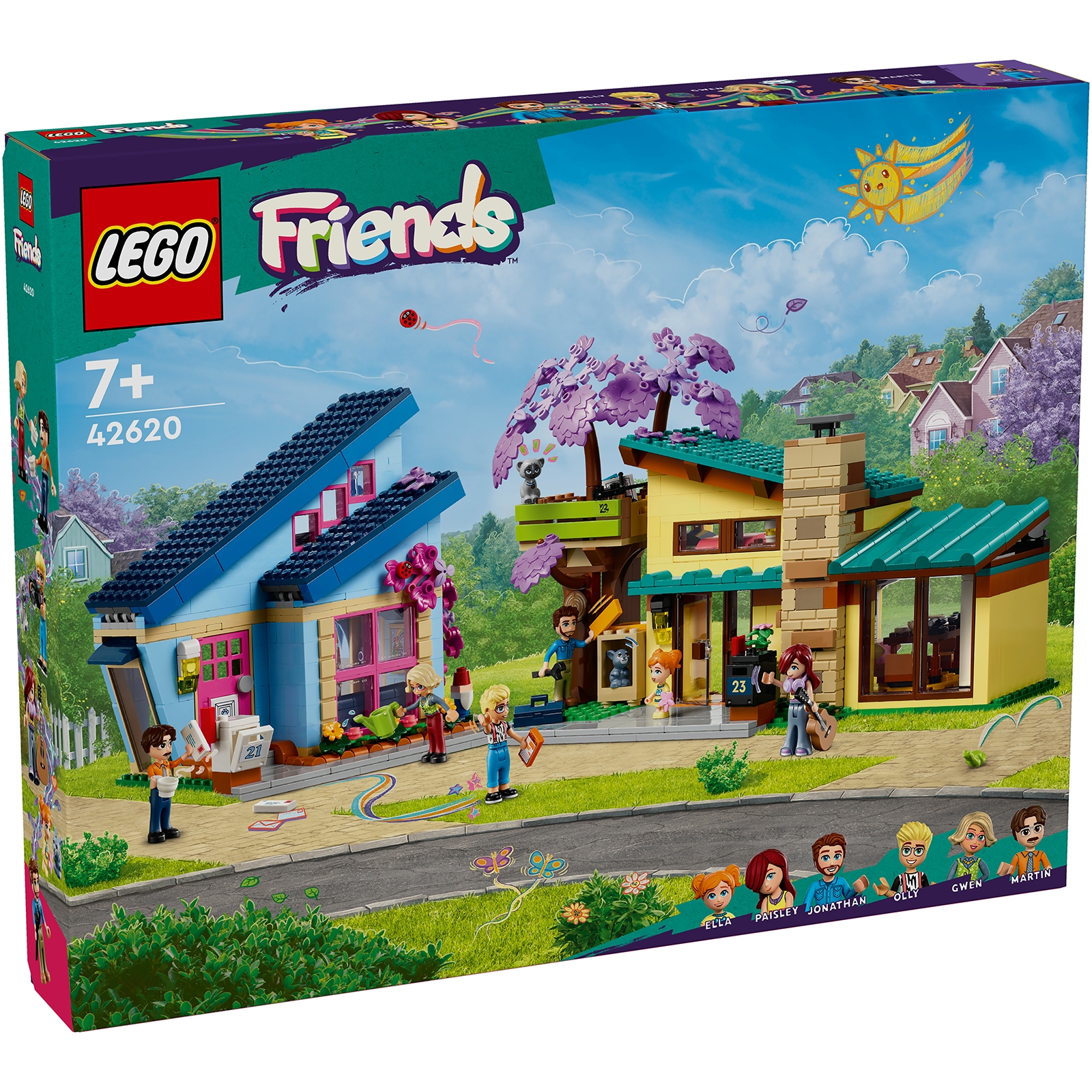 LEGO Friends Olly and Paisley's Family Houses 42620