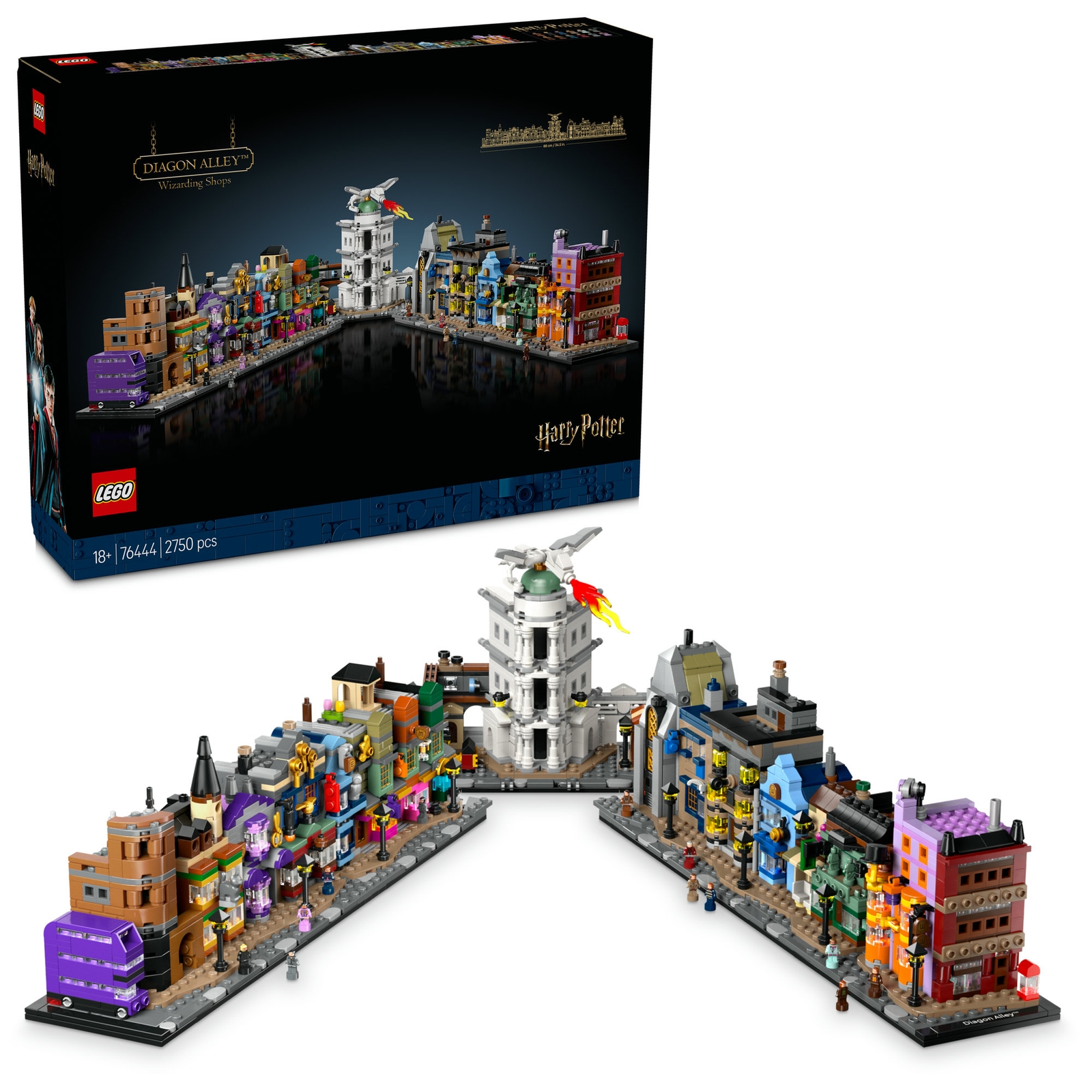 LEGO Harry Potter Diagon Alley Wizarding Shops Set 76444