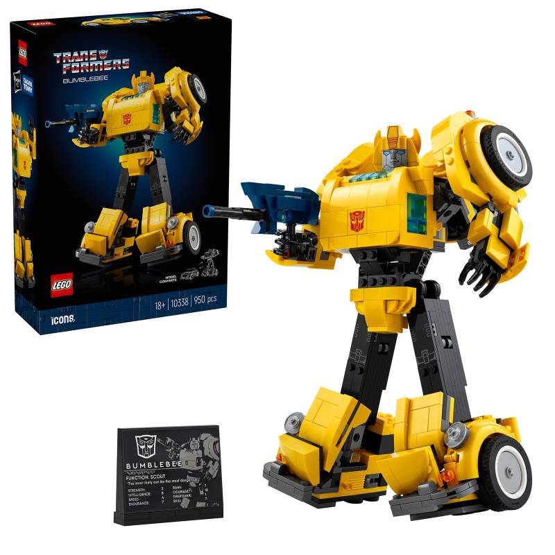 LEGO Icons Transformers Bumblebee Model Set for Adults 10338