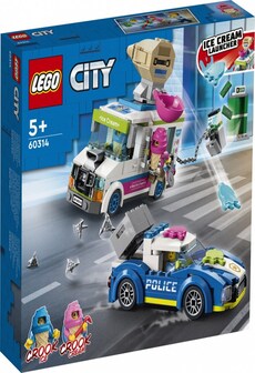 LEGO Klocki City 60314 Policyjny pościg za furgonetką z lodami