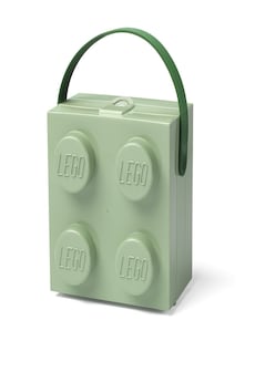 LEGO LUNCH BOX ŚNIADANIÓWKA KLOCEK 4 OLIWKOWY