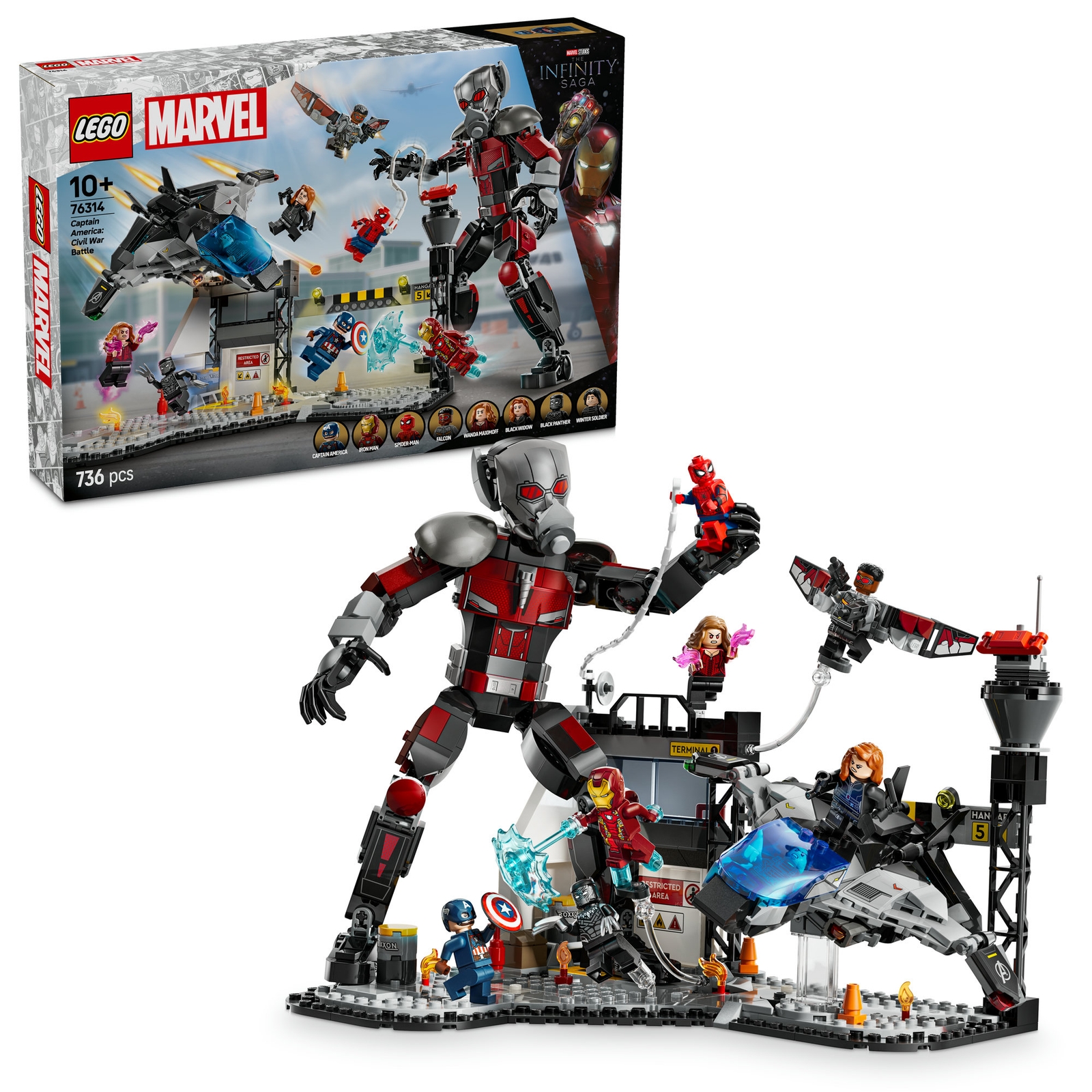 LEGO Marvel Captain America: Civil War Action Battle 76314