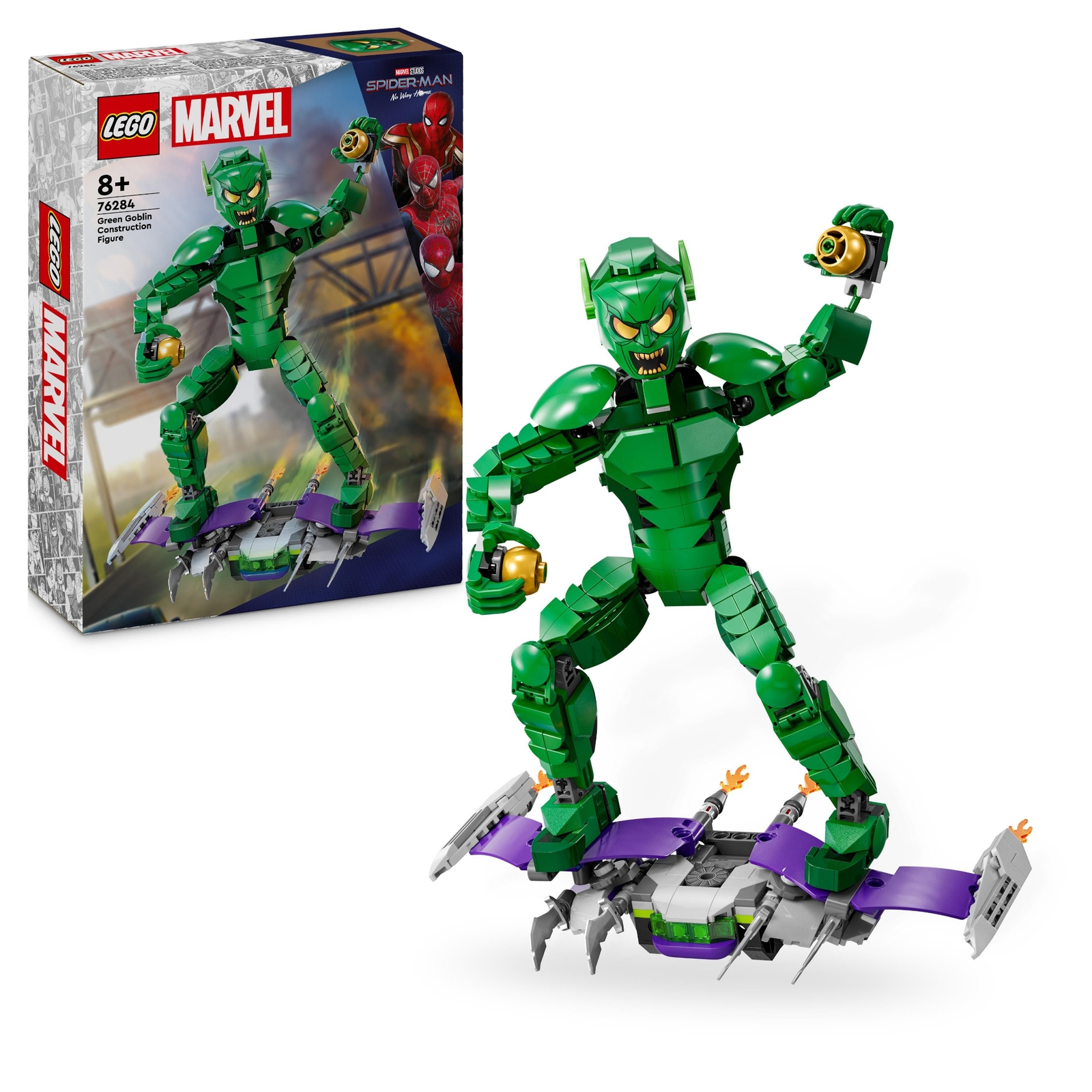 LEGO Marvel Green Goblin Construction Figure Movie Set 76284