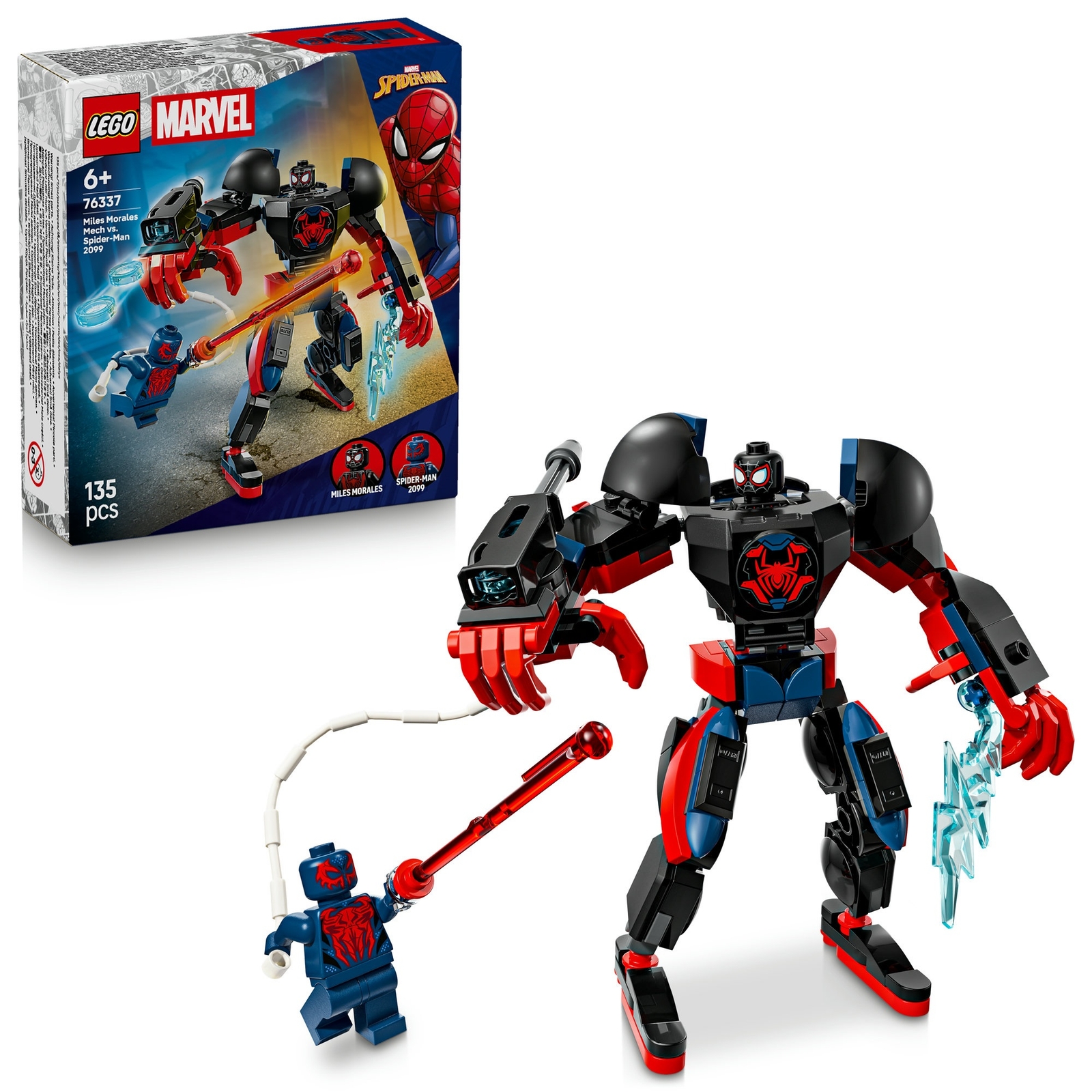 LEGO | Marvel Miles Morales Mech vs. Spider-Man 2099 76337 LEGO | Marvel Miles Morales Mech vs. Spider-Man 2099 76337