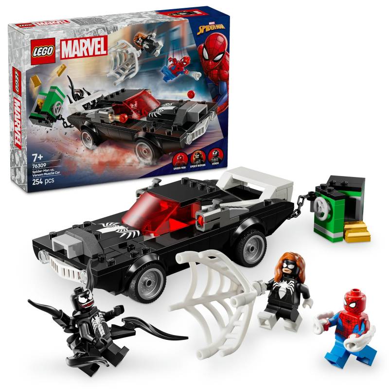 LEGO Marvel Spider-Man vs. Venom Muscle Car Playset 76309