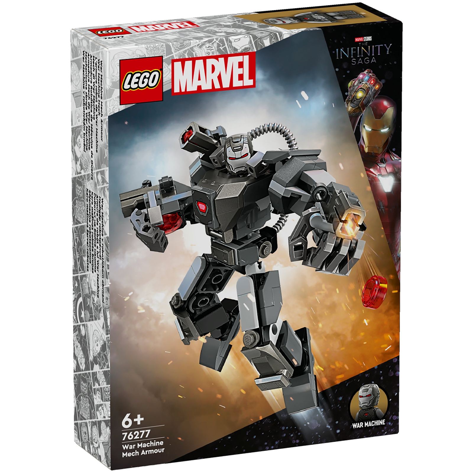 LEGO Marvel War Machine Mech Armour Figure Toy 76277