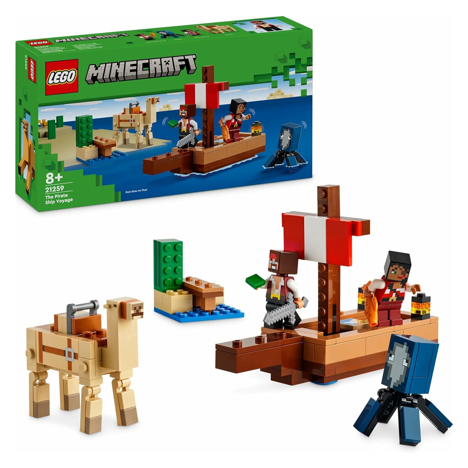 LEGO - Minecraft - 21259 Die Piratenschiffreise