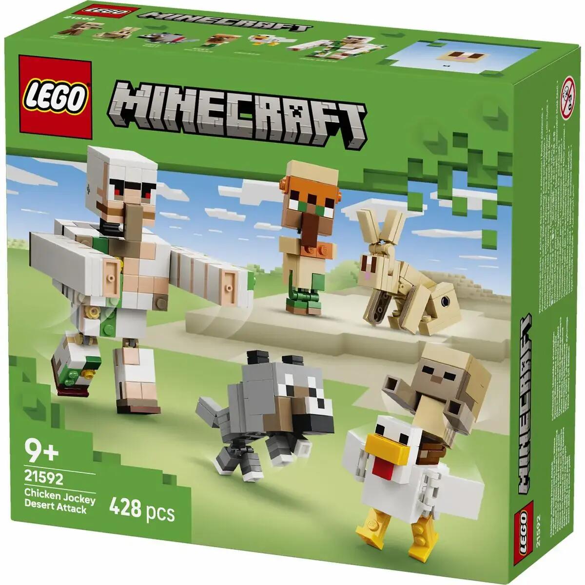 LEGO Minecraft Angriff des Hühnerreiters in der Wüste LEGO Minecraft Angriff des Hühnerreiters in der Wüste