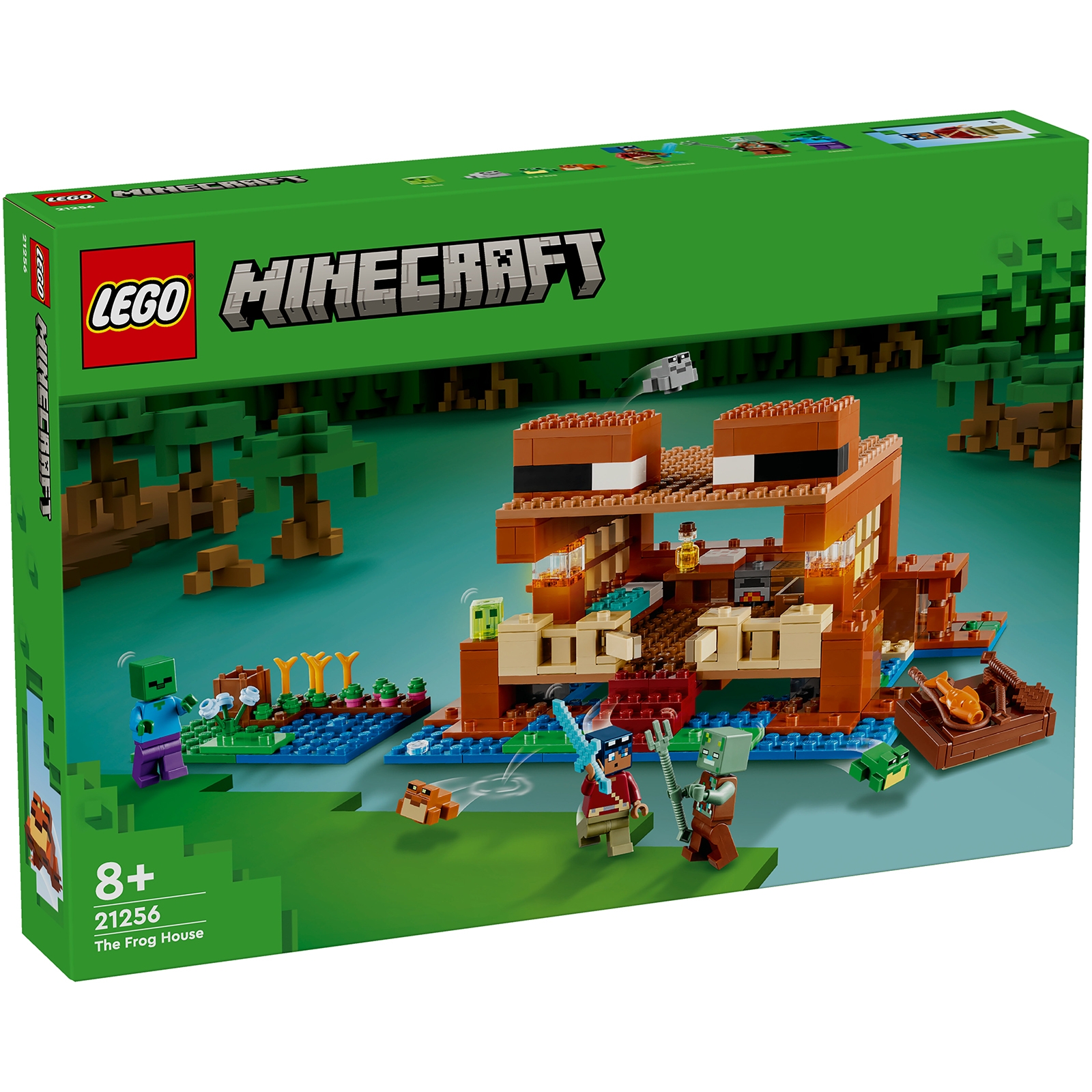 LEGO Minecraft The Frog House Toy with Animals 21256