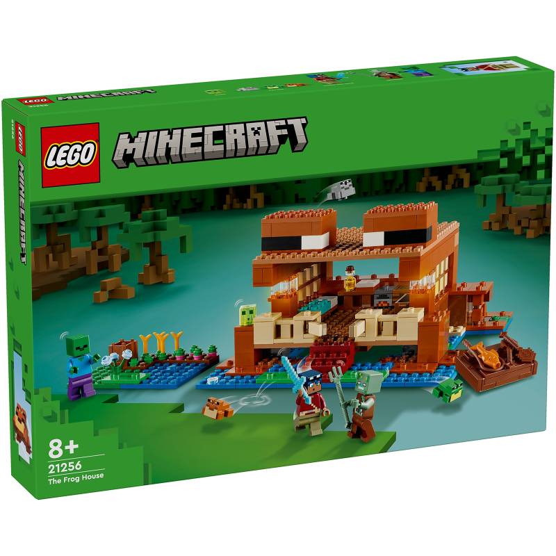 LEGO Minecraft The Frog House Toy with Animals 21256