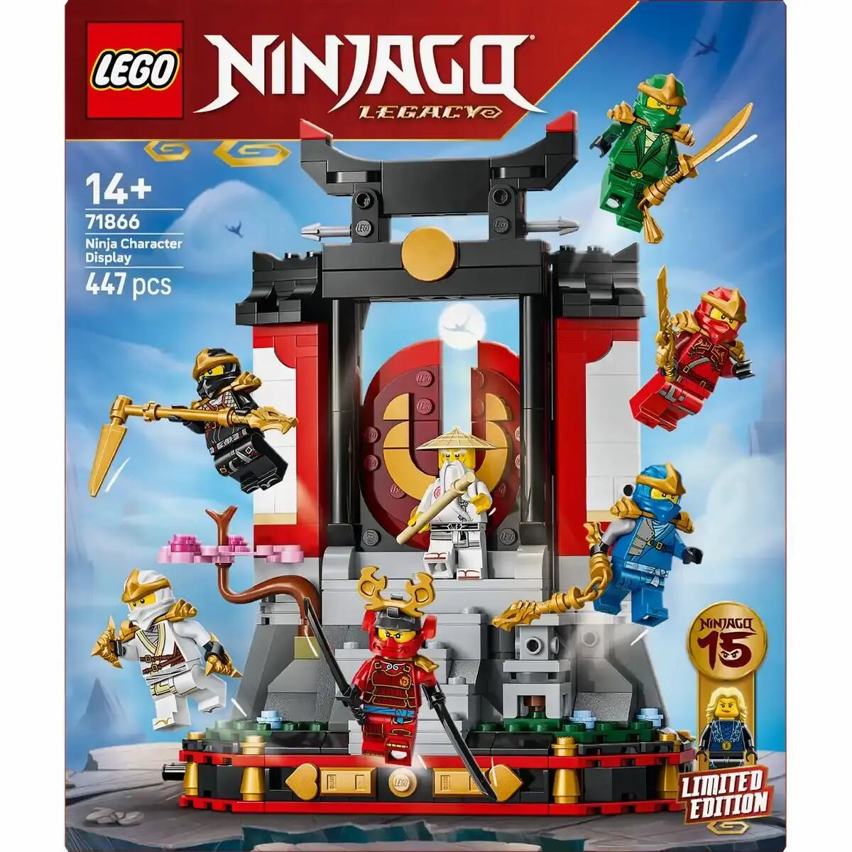 LEGO NINJAGO 15jähriges Jubiläum Ninja Charaktere zum Ausstellen LEGO NINJAGO 15jähriges Jubiläum Ninja Charaktere zum Ausstellen