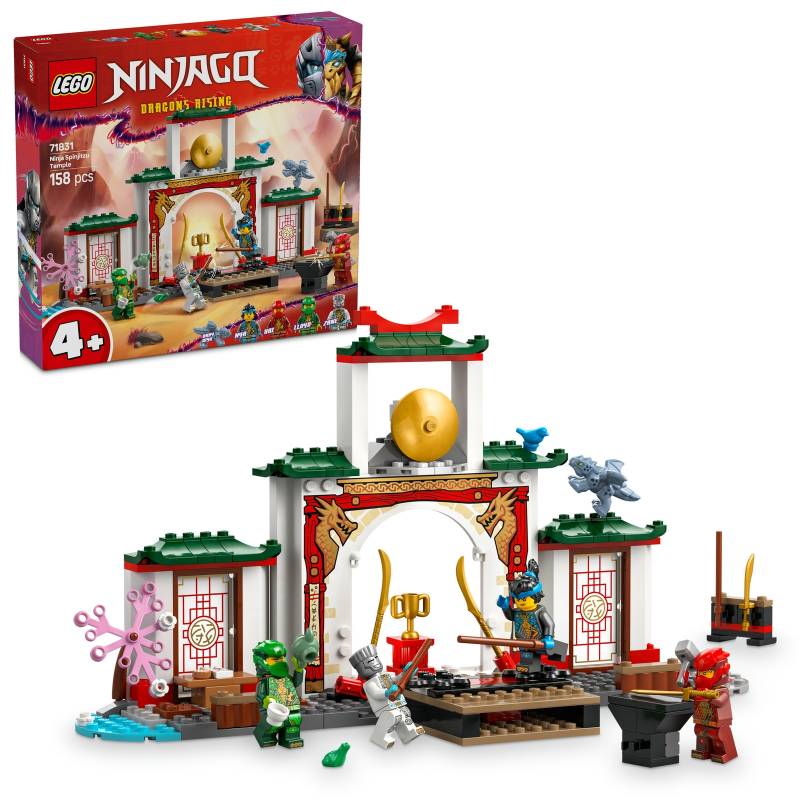 LEGO NINJAGO Ninja Spinjitzu Temple with Toy Dragon 71831