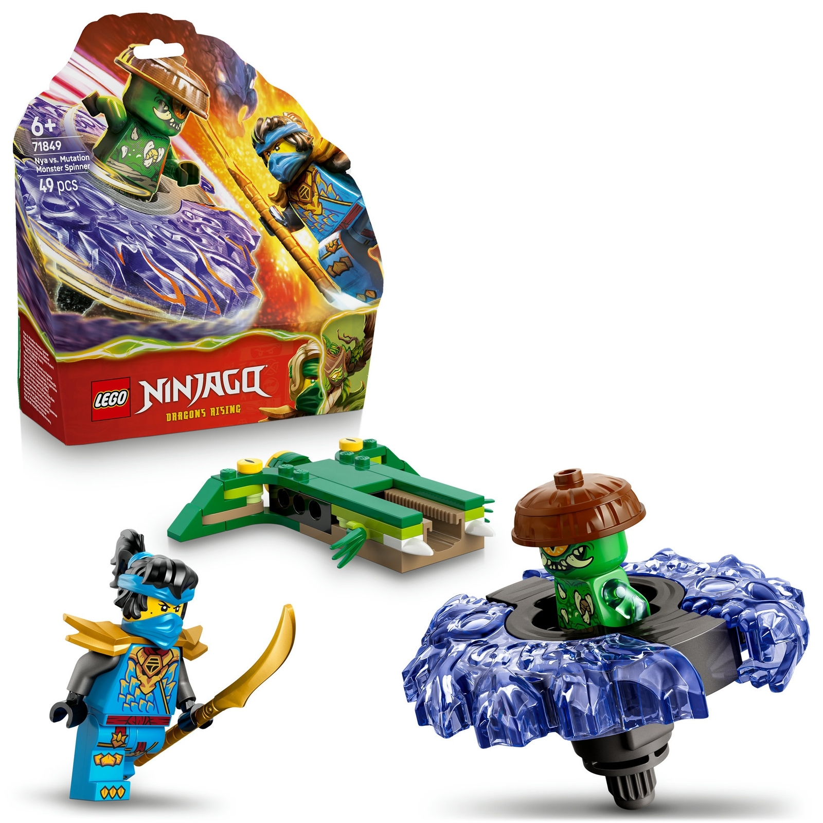 LEGO NINJAGO Nya vs. Mutation Monster Spinner Toy 71849 LEGO NINJAGO Nya vs. Mutation Monster Spinner Toy 71849
