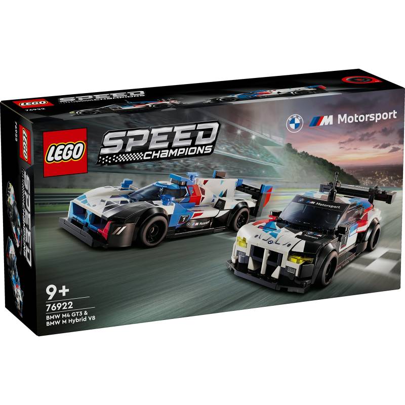 LEGO Speed Champions BMW M4 GT3 & BMW M Hybrid V8 Race Cars 76922