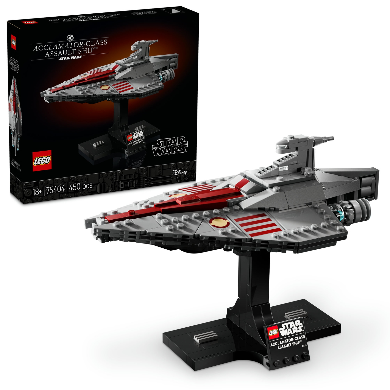 LEGO Star Wars Acclamator-Class Assault Ship Model Set 75404