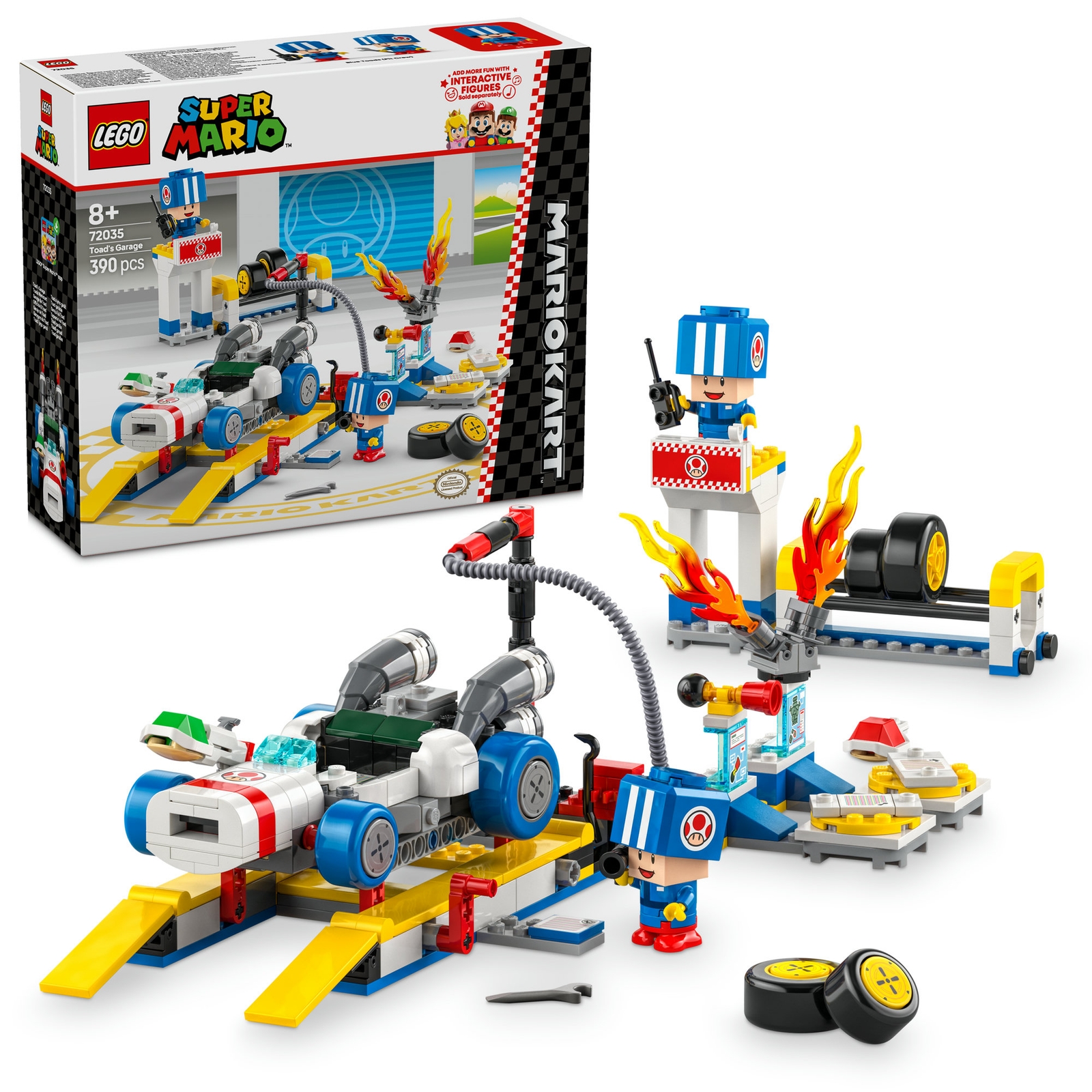 LEGO Super Mario: Mario Kart – Toad’s Garage Toy Set 72035