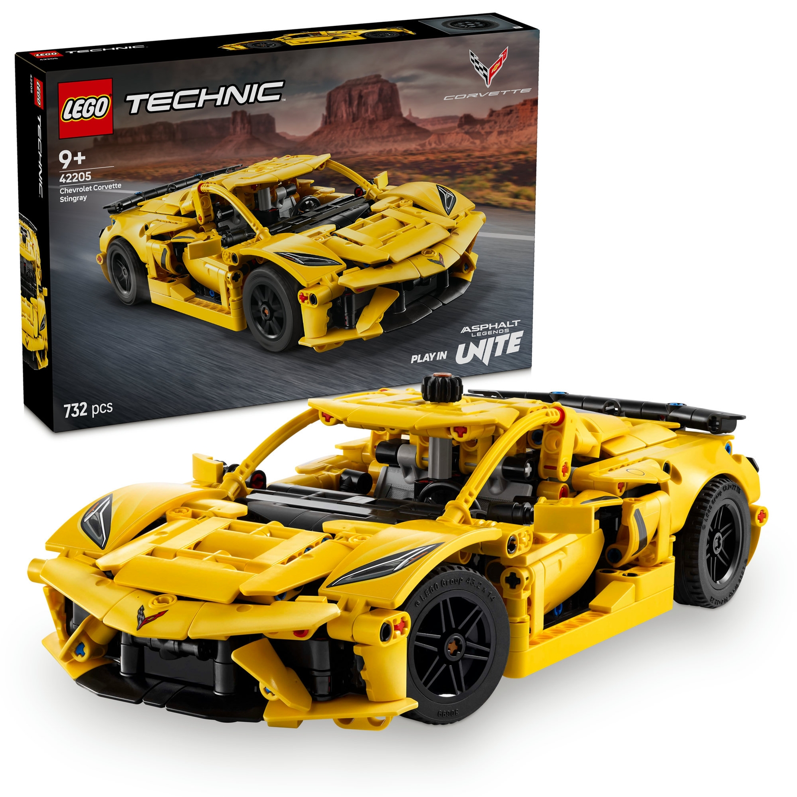 LEGO Technic Chevrolet Corvette Stingray Car Toy Set 42205